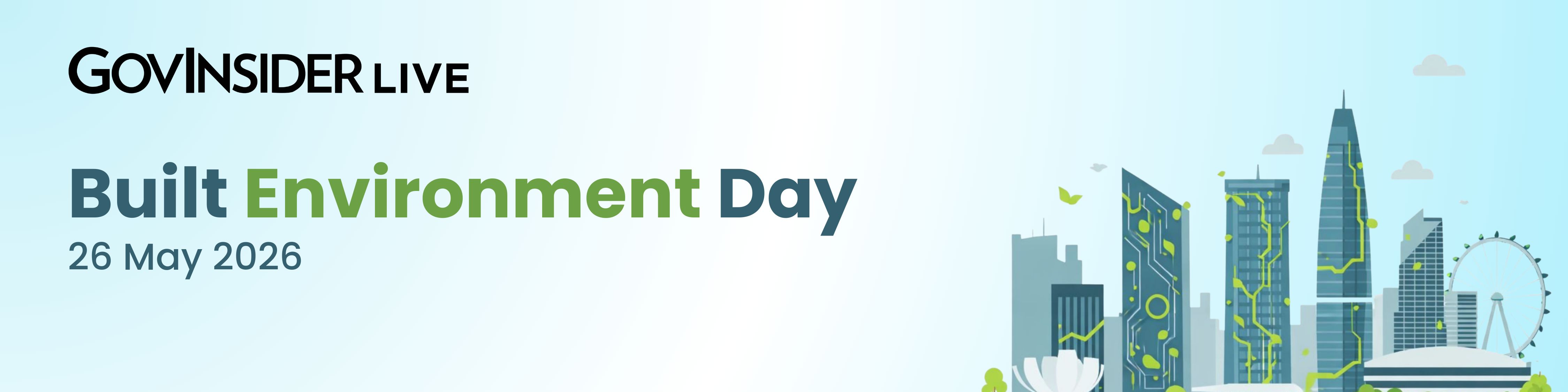event banner for Built Environment Day  
